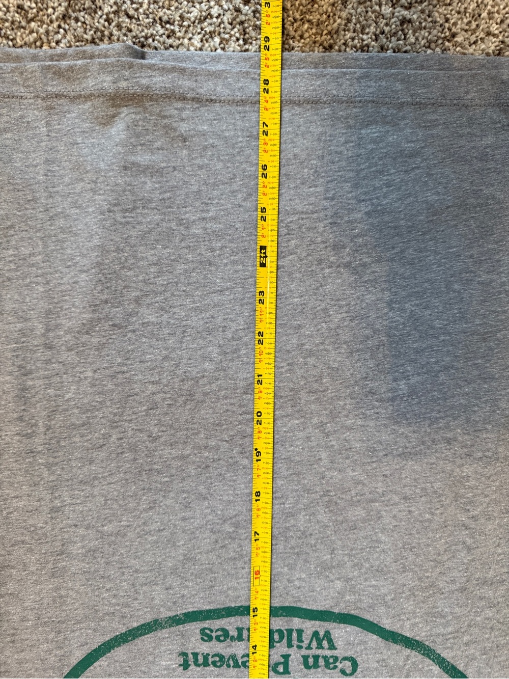 Goodfellow & Co Gray Smokey Bear Graphic Tee with Green and Yellow Accents - Picture 3 of 5